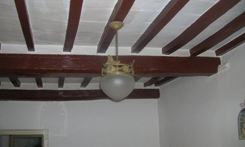 beamed ceilings in the bedrooms